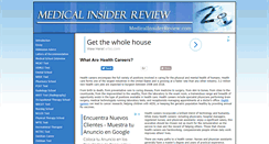 Desktop Screenshot of medicalinsiderreview.com