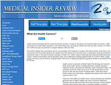 Tablet Screenshot of medicalinsiderreview.com